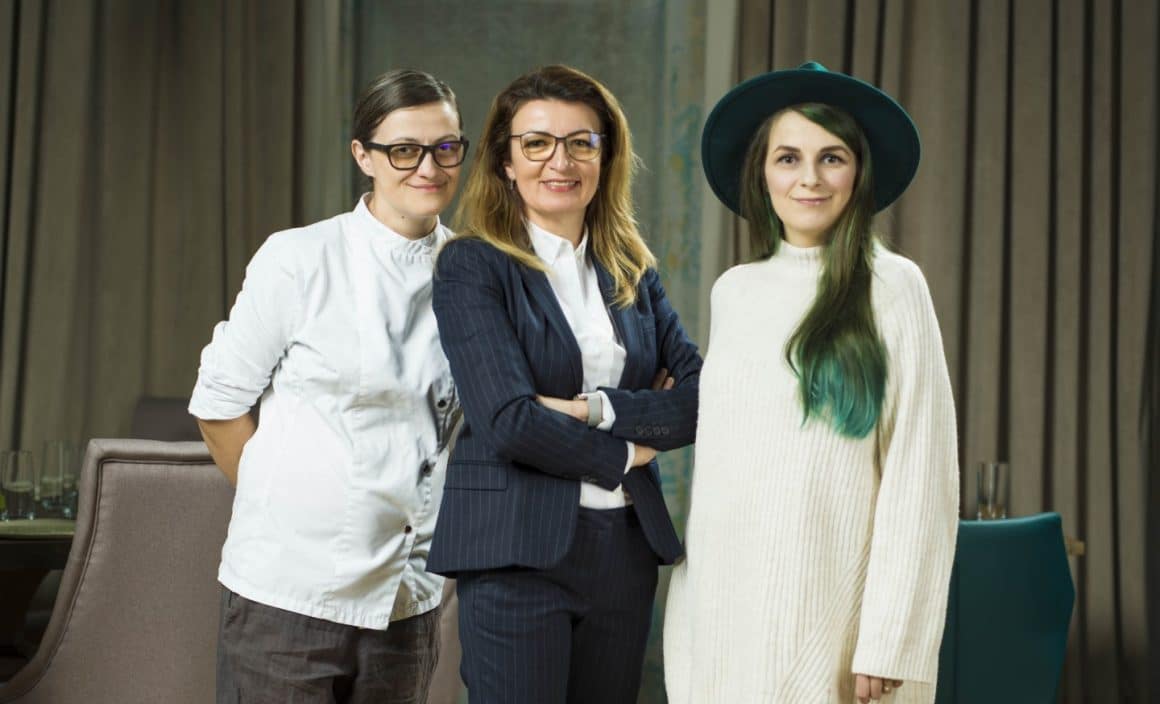 Carmen, Alice și Lăcrămioara Diaconu de la restaurant Noeme. Lady Chefs.