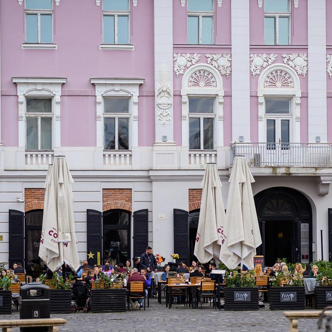 terasa restaurantului Pepper din Timișoara