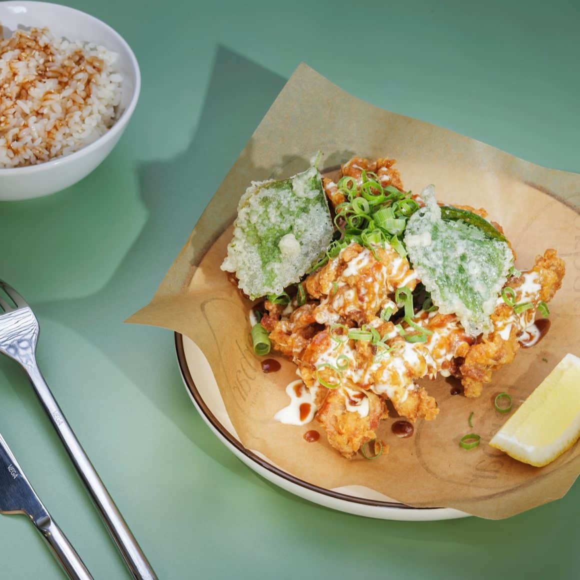 pui prăjit în stil japonez de la Ierbar